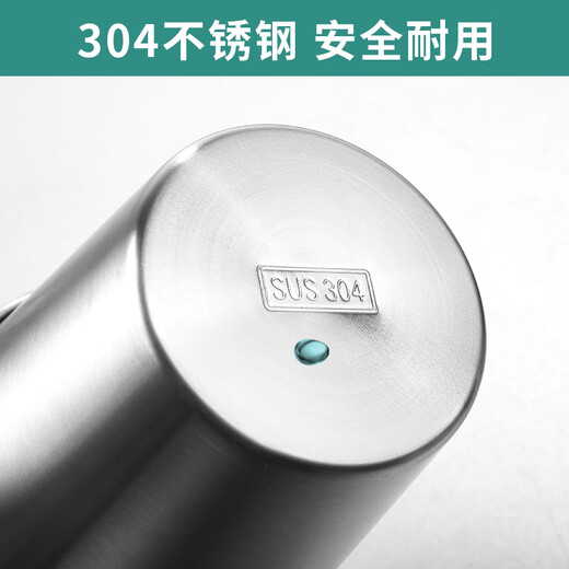 DELE 304 stainless steel ice bucket bar snack bucket French fries fried chicken food bucket fried food container portable ice bucket 304 food grade snack bucket