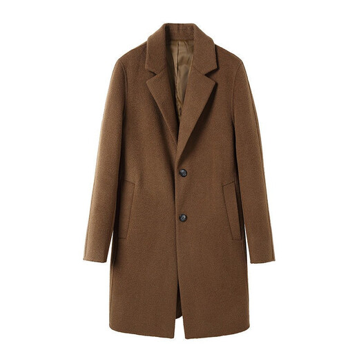 RIVERSTONE [Clear spécial] Liushi Men de laine double face pour hommes pour hommes longs Veste en laine pour hommes L / 175