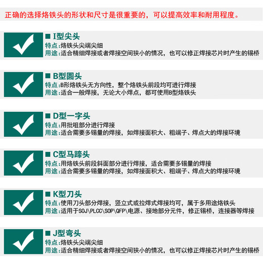 快克QSS快克960-K烙铁头236/936A/969A+/969B+/967/706W+/TS1100 快克960-K大刀头