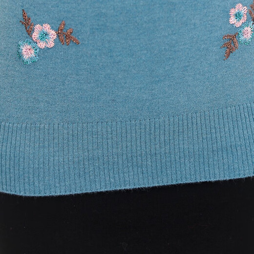 Qianqiu Poesie, mittlere und ältere Frauen neue Herbst- und Winter-Revers-Wollpullover sowie Fett Plus-Größe Mutter-Fit-Sweater Strick-Basishemd Orange rot xxr9928 m suggerieren 85-100jin [Jin gleich 0,5 kg]