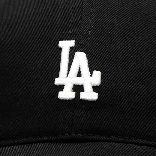 美职棒（MLB）官方男女帽子虞书欣同款软顶棒球帽春夏运动遮阳鸭舌帽七夕节礼物 洛杉矶道奇队/黑色/77 均码 F