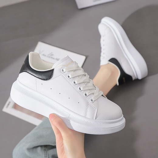 Qiaoke Chaussures masculines Mesh Mesh Chaussures décontractées Chaussures blanches pour hommes Coussin respirant Running Outdoor Sports Training Board Chaussures fh-saihang-9908 White 42