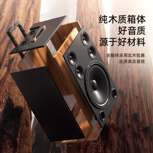 Xinke V50 square dance audio outdoor karaoke speaker portable trolley home ktv bluetooth ultra-high power performance all-in-one machine 29-inch combination (five speakers) dual microphones