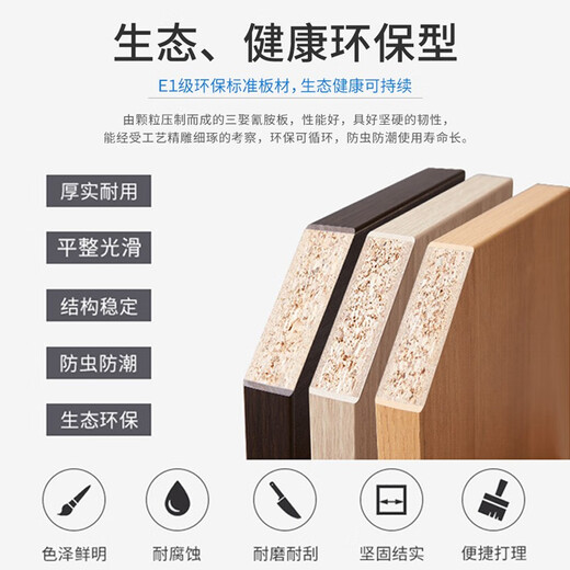 ShiRen boss desk desk executive desk president leader desk business simple modern office furniture table and chair combination champagne color (contact customer service for the sub-cabinet position) 2.8 meters desk + boss chair