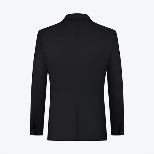 Qipai men's wool suit suit 2025 autumn new business wedding dress including cashmere suit and trousers two-piece set black suit top XXS B46 170/92B