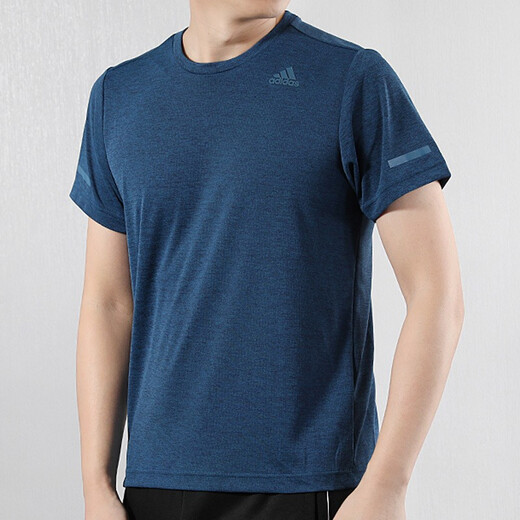 阿迪达斯（adidas） 男装新品运动休闲舒适透气舒适训练健身短袖T恤  DW9825 GJ9887 M