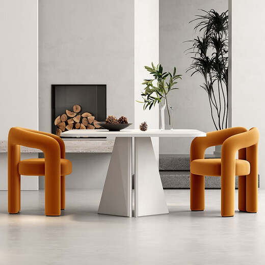 Seaworthy makeup stool, dressing table stool, bedroom creative chair back, home dressing table chair soft stool, internet celebrity simple makeup stool, off-white velvet