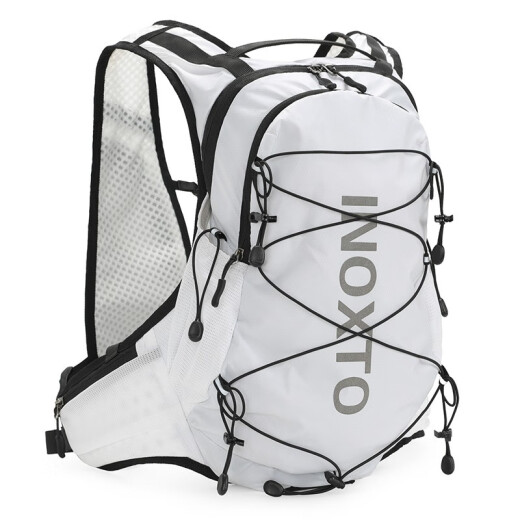 Imagen de águila (inoxto al aire libre) Carrera a campo traviesa y bolsas de agua de senderismo al aire libre de ultra ligera bolsa impermeable Bolsa de montañismo 12L Mochila para hombres y mujeres 12L White (solo mochila)