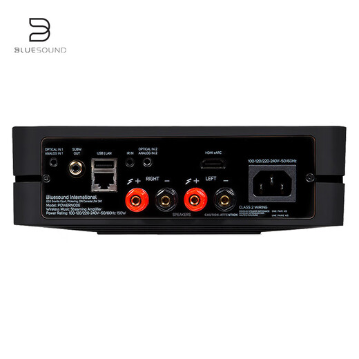 BLUESOUND无线流媒体功放机Powernode N330功放数播解码一体 家用发烧音响无损音箱 尊贵黑