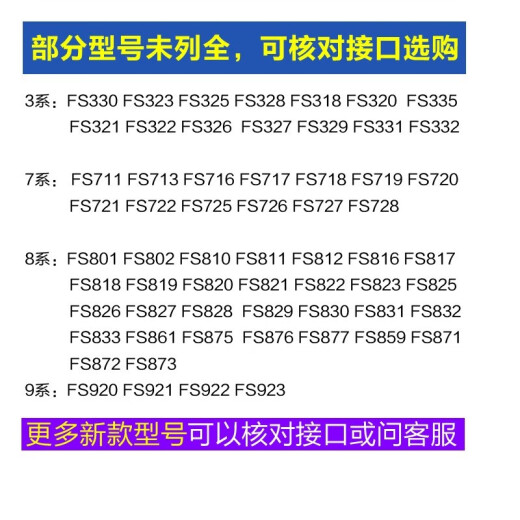 FEIYI适合飞科电动剃须刀FR6刀头刮胡刀网罩配件刀片刀网支架集成（双刀头） 适合FS717 FS718 FS719 FS720