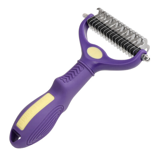 Huanpet.com pet knot-opening comb, cat comb, dog and cat hair comb, dog hair cleaner, cat and dog comb, long hair removal artifact