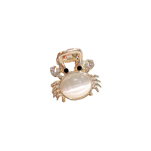 LEMIAO 2023 Nouveau crabe mignon petit clip frappe Clip à cheveux petit clip Top Clip exquis Hairpin Headress Feme Small Crab Clip A26-208