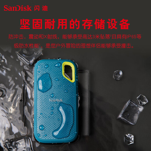 Sandisk 4TB NVME Mobile Solid State Drive (PSSD) E61 Songbaiqing SSD Lesegeschwindigkeit 1050 MB/s Mobiltelefon Direkter Verbindung Laptop externe Festplatte
