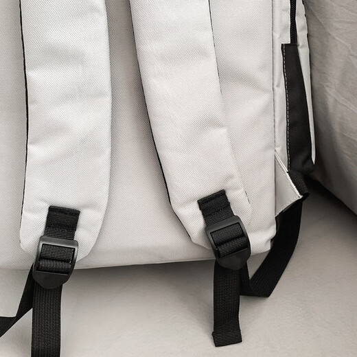 Double Star School Bag Junior High School Male Backpack Female High School College Student Backpack Large Capacity Travel Water-Repellent Computer Bag Gray