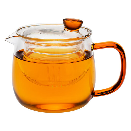 Yaji glass teapot, high temperature resistant and thickened, household filtered liner, tea water separation teapot