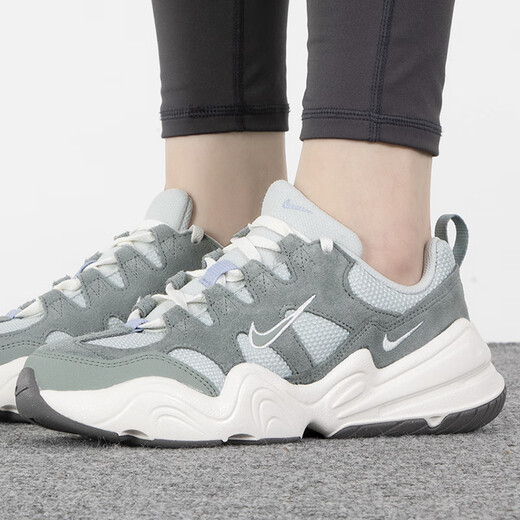 Nike women's summer new TECHHERA low top thick bottom sports and casual DR9761 White DR9761-100 38