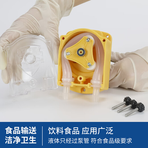 Jihpump 683k große Durchfluss peristaltische Pumpe kleine industrielle Füllmaschine Konstante Durchflusspumpe Selbstprimulationspumpe Pumpe Tinte Getränk Abgabe Pumpe 683K/BT-24V-300R1905 ml