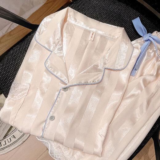 Meidai trifft Bingsi Pyjamas für Frauen im Sommer Neue einfache Ins-Stil hochwertige Studenten kurzärmelige Sommerhaus