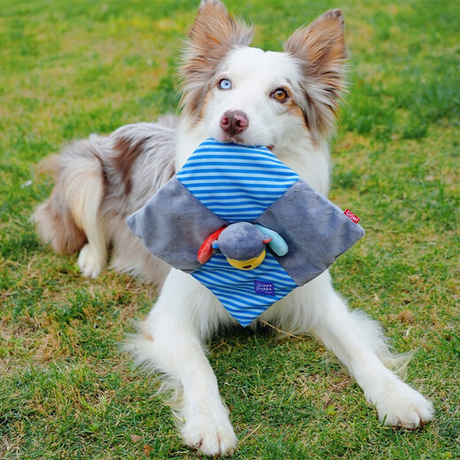 GiGwi dog toys Q fun ringing paper towel elephant dog ringing paper sound plush teeth cleaning and molaring two kinds of sound pet toys