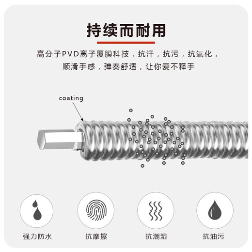 路狗电吉他弦琴弦套装防锈耐用镀膜手感丝滑电吉它弦单根整套KE09KE10 KE10套弦（一套6根）稍硬醇厚