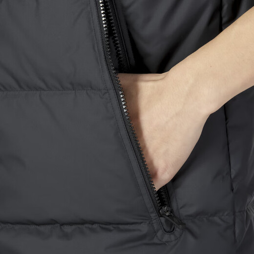 
Nike (NIKE) down vest men's 2024 winter sportswear thickened windproof jacket stand collar down vest DD681 DV1136-010 Black 85% gray duck down XL