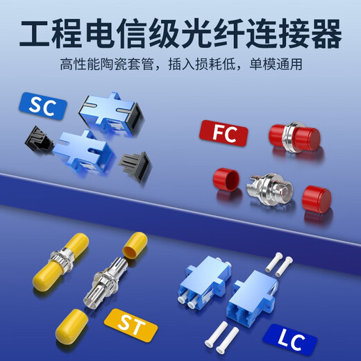 YOUYSI 加厚4口光纤终端盒单模SC多模FC卡口ST光纤盒FC熔接盒4芯光缆接续盒4口8芯LC 4口ST空盒（适合FC小D法兰）