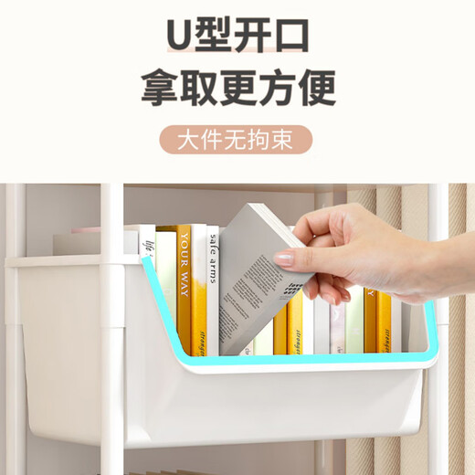 Shunyou cart storage rack floor-standing removable snack multi-functional kitchen vegetable rack book storage rack five-layer SY-118
