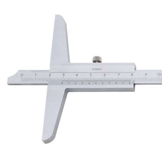 Shanggong Depth Vernier Caliper 0-200mm Graduation Value 0.02 Stainless Steel Depth Gauge Vernier Caliper High Precision