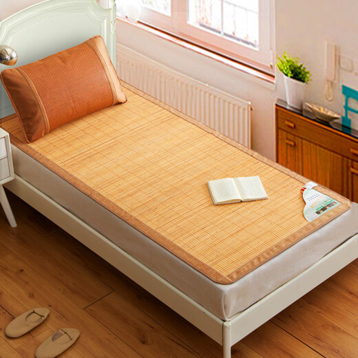 Nanjiren (NanJiren) bamboo mat double-sided dormitory mat foldable water-milled cooling bamboo mat 90*190cm single