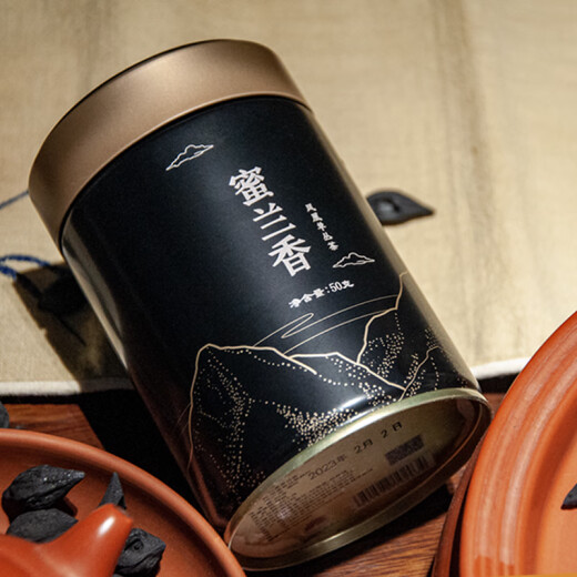 天池茶业1392 凤凰单枞鸭屎香 七彩高山有机特级乌龙茶叶潮州单丛茶罐 蜜兰香 50g*1罐