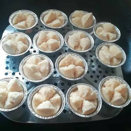 恩寿溯发糕模具一次性发粿锡纸杯不粘蛋挞蛋糕家用烘焙生蚝托清明朴籽粿 14081(中号)50个 做发糕