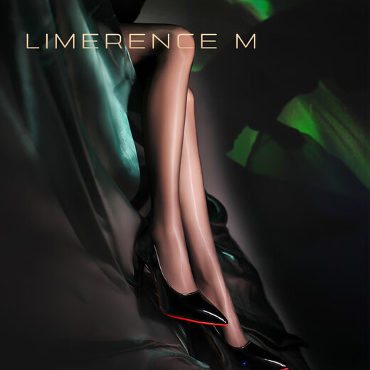 Lai Mi Runsi Aurora stockings seamless crotch ultra-thin silky shiny sexy over-the-knee pantyhose black closed crotch M size