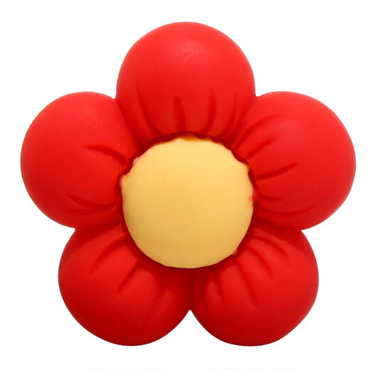 EKUSTYEE gives you a small red flower brooch badge charity flower student medal pin accessories event graduation gift large resin red flower + safety pin style pin style