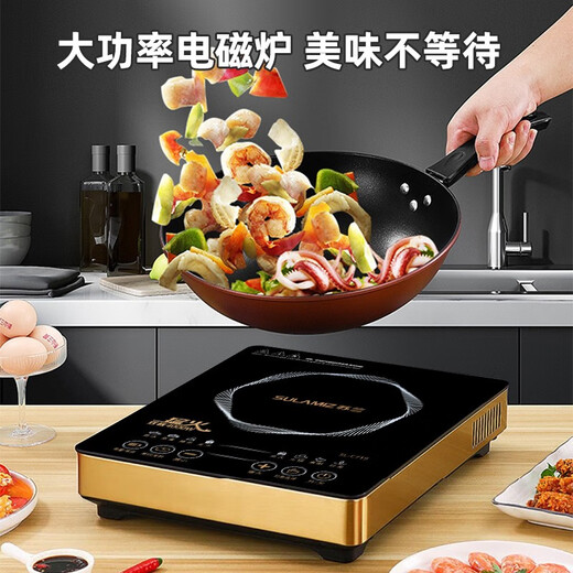 苏兰A级高清黑晶面板 整版触摸 双风机不锈钢外壳 纯铜电源线 SL-C719