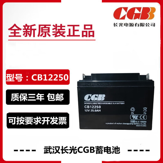 
CGBCB12250 battery 12V25AH fire main unit 24V24AH DC screen UPS backup battery CB12250