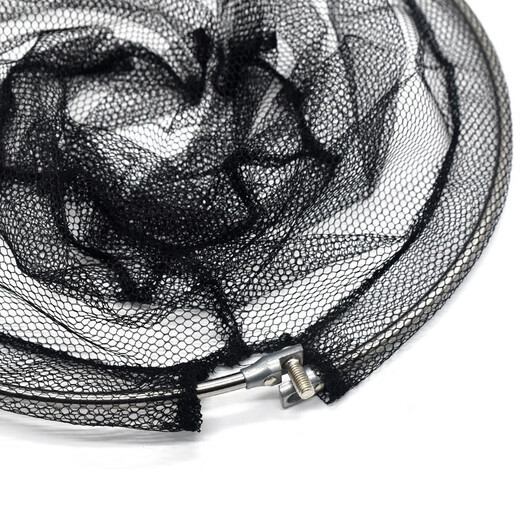 Grsaed fishing net 2.5 meters thickened stainless steel retractable net pole lightweight portable fishing net pocket net head set