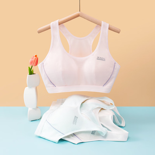 Yu Zhaolin (Yuzhaolin) Highschool-Schüler Sportunterwäsche für Frauen schockiersicherer Jugend-Entwicklungsmädchen Girl Girl Girl Girl Vest Bra 9215 Navy 1 Stück L /80 (85-100jin [Jin gleich 0,5 kg]))
