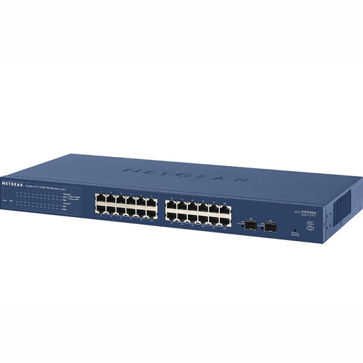 Netgear GS724TV6 Gigabit Electric de 24 puertos + 2 puertos Gigabit Fiber Fiber Puerto de gestión inteligente Switch/Office Network Monitoring AVB Software autorizado