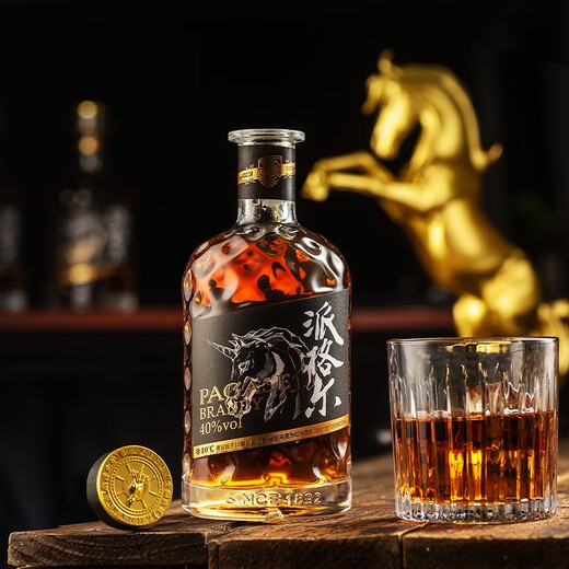 
Changyu [two pieces in total] collector's version of five-star brandy 375ml collector's version of Paegel 500ml foreign wine set 875mL 2 bottles Combination package of two pieces 375ml+500ml