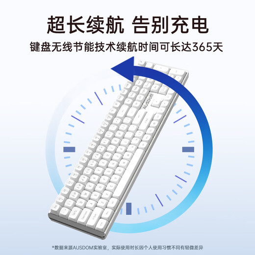 Aston Hola111 true mechanical keyboard wireless 2.4G gaming e-sports home office keyboard desktop laptop multi-key no punch 100% configuration cloud white