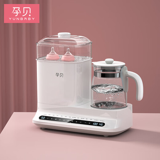孕贝奶瓶消毒柜 烘干恒温烧水壶温奶器二合一体机热暖奶器婴儿 4.5L