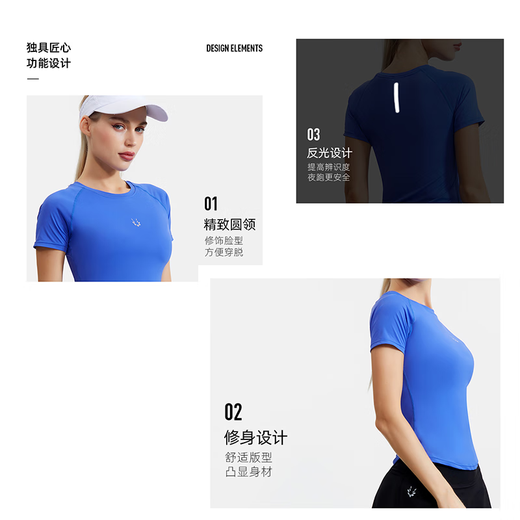 Vansydical running sports suit for women summer fitness morning jogging suit quick dry short-sleeved T-shirt badminton uniform training marathon suit dark gray camouflage + black shorts TC65948 XXXL [Suggestions: 145-160]