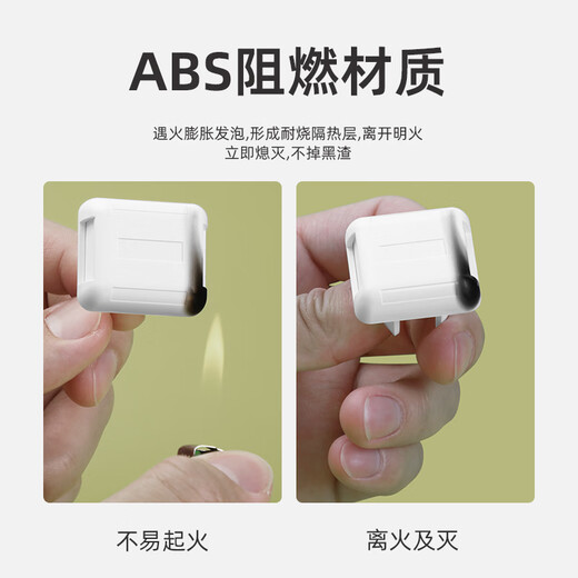 Child's boss socket protective cover, children's anti-shock jack safety plug, baby switch hole plug, power supply cover, baby plug-in board cover, simple thickened version, 24 pieces