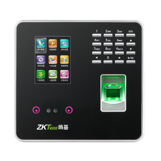 ZKTECOZKTeco Entropy Technology JDF200-S Face Attendance Machine Software-free Face Fingerprint Punch Card Machine Super Large Capacity Self-Service Report