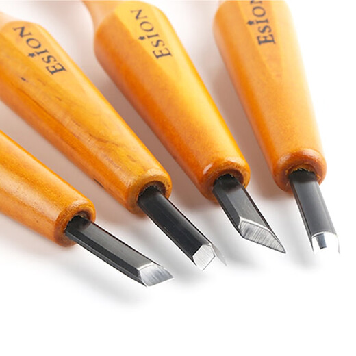 Japan imported ESION rubber stamp carving wood carving knife rubber brick carving knife printmaking carving knife single tool No. 2 flat knife