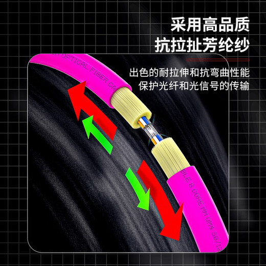 AMPCOM Single-mode MPO fiber jumper 10 Gigabit OM3-300/OM4 multi-mode FC pigtail 8/12-core telecommunications extension cable MPO-FC 10 Gigabit OM4 [12-core] 1 meter