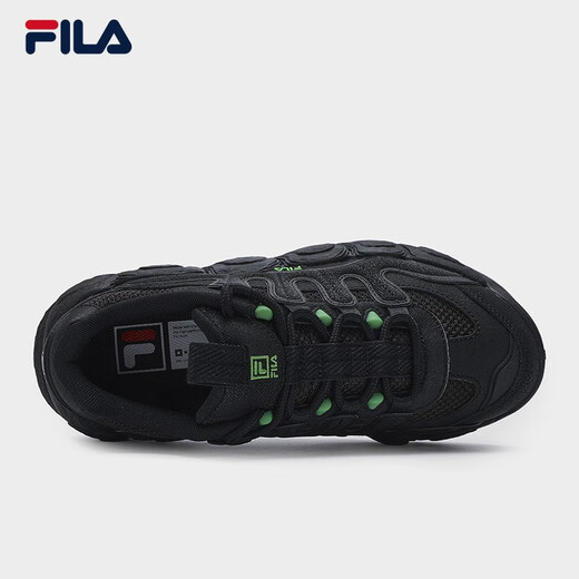 FILA Croissant Shoes Retro Sports Shoes Men's Winter Casual Shoes Dad Shoes Black-IB 42.5