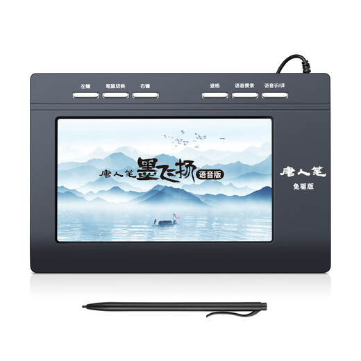 汉王（Hanvon） 墨飞扬语音打字手写板 电脑免驱写字板 智能大屏 手写笔无线 老人手写键盘输入板 墨飞扬语音版（手写+语音）