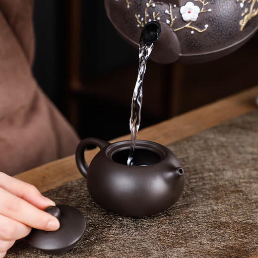 Yujiadao (YUJIADAO) purple sand kung fu tea set teapot home travel portable bag outdoor customer event gift including portable bag purple sand set