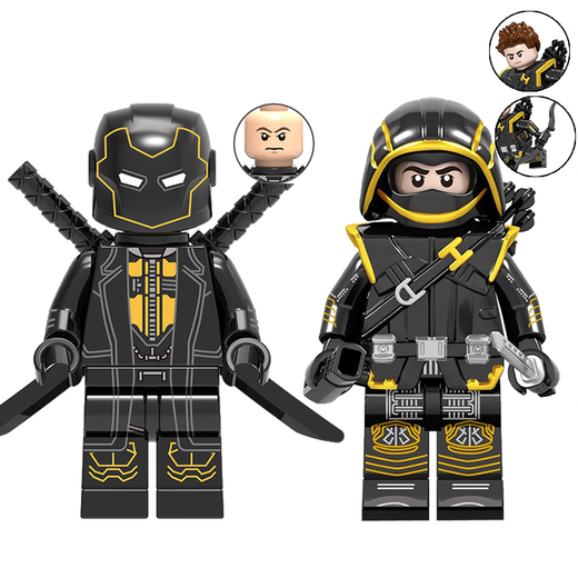 Lego Avengers 4 Deadpool Ghost Rider Falcon Eyes Ronman Thanos Bausteine ​​Jungen Spielzeug 829 Falcon
